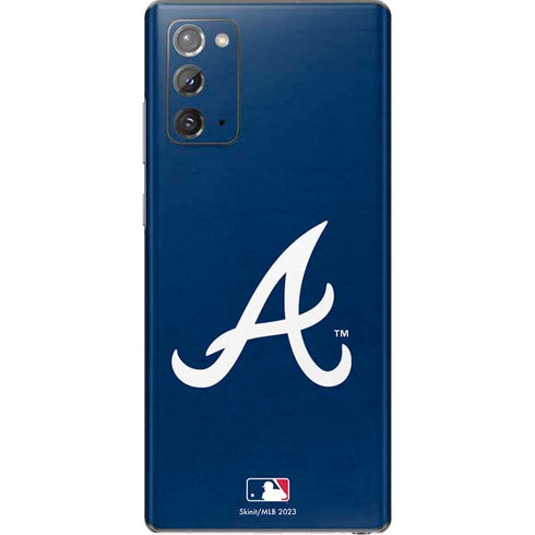 MLB Atlanta Braves - Solid Distressed Galaxy Note20 5G Skin